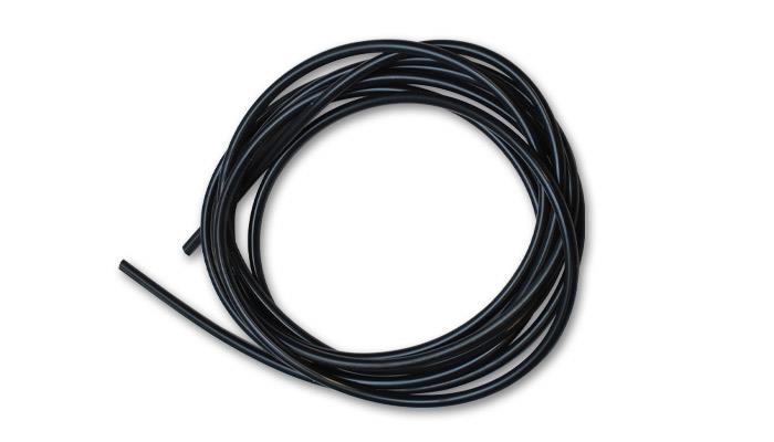Vibrant 2102 FITS: 3/16in (4.75mm) I.D. x 25 ft. of Silicon Vacuum Hose Black Hoses