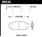 Hawk 1997-2001 Acura Integra GS HPS 5.0 Front Brake Pads