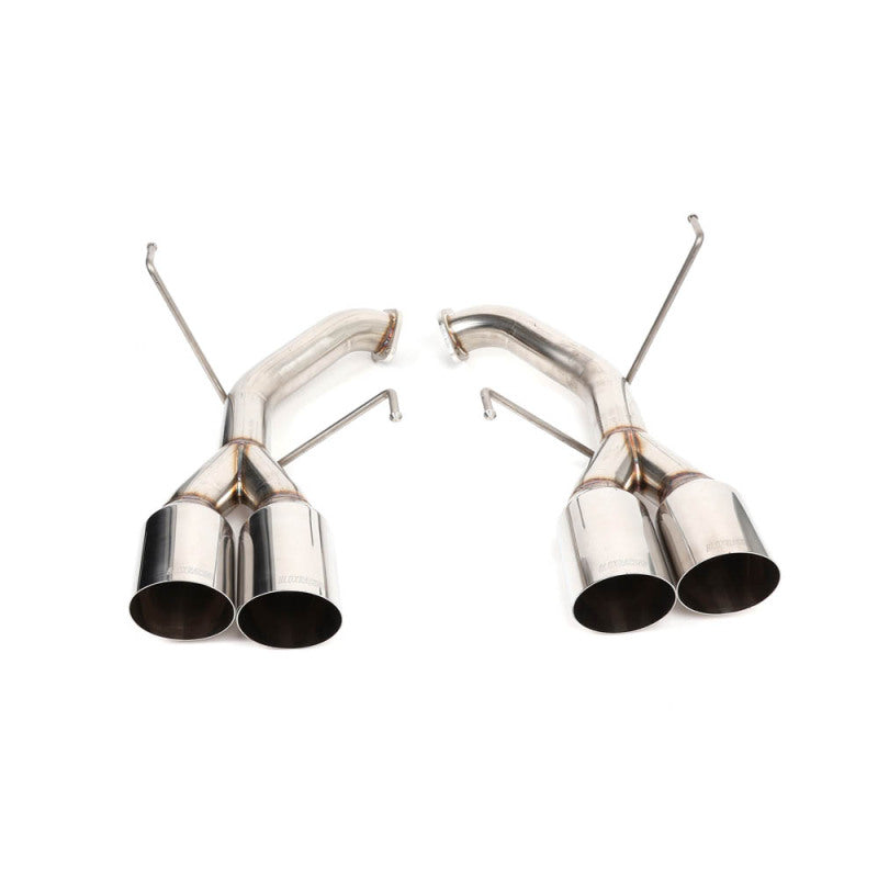 BLOX Racing BXEX-51106 FITS: 2022+ WRX Muffler Delete / Axle Back Single Wall 4in Polished Tips Muffler Delete Pipes