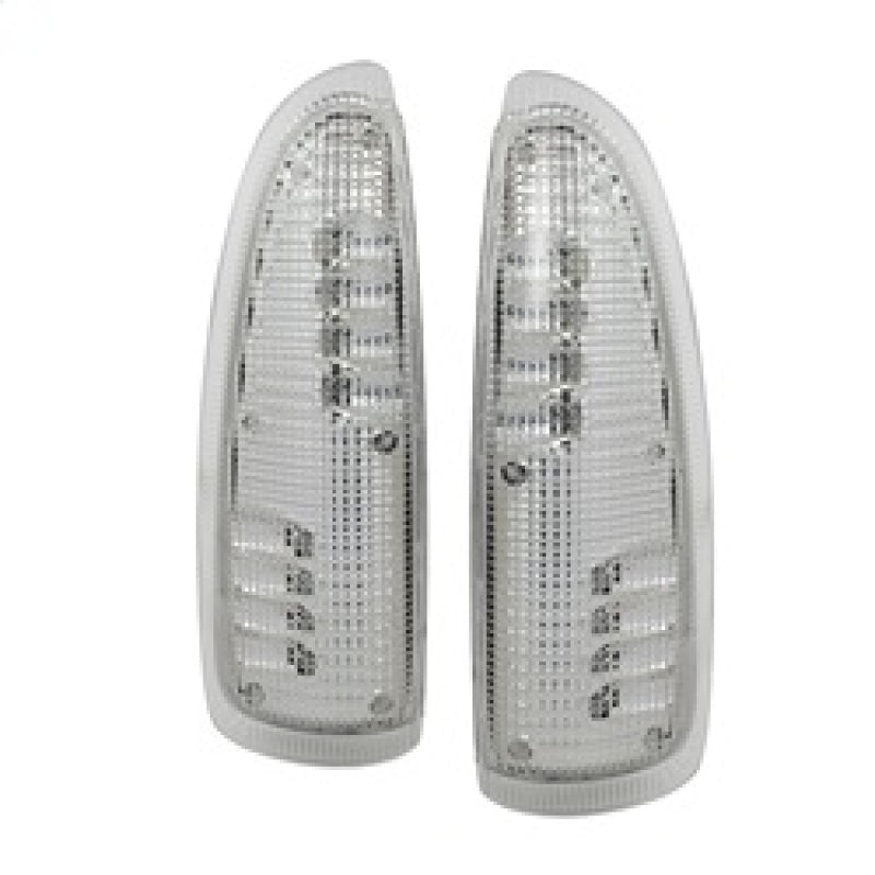 SPYDER 9924712 FITS:xTune Ford Superduty F250-F650 03-07 Amber LED Mirror Signal Lens Clear ACC-LED-FDSD99-MR-C Side Mirrors