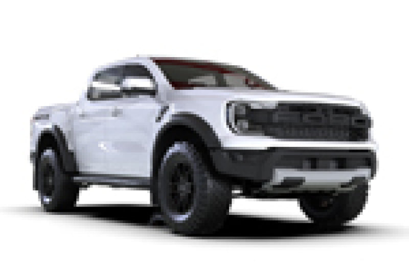 Rally Armor MF123-UR-BLK-WH FITS: 23-25 Ford Ranger Raptor Black UR Mud Flap White Logo Mud Flaps