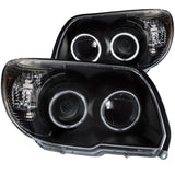 ANZO 111320 FITS: 2006-2009 Toyota 4Runner Projector Headlights w/ Halo Black Headlights
