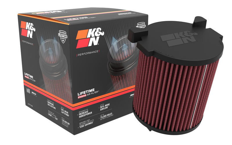 K&N Engineering E-2014 FITS:K&N 03 Audi A3 L4-1.6L Drop In Air Filter Air Filters Drop In