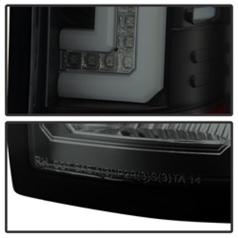 SPYDER 5080707 FITS: GMC Sierra 14-16 LED Tail Lights Black Smoke ALT-YD-GS14-LBLED-BSM Tail Lights