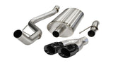 CORSA Performance 14387BLK FITS: 2011-2014 Ford F-150 Raptor 6.2L V8 Black Sport Cat-Back Exhaust Catback