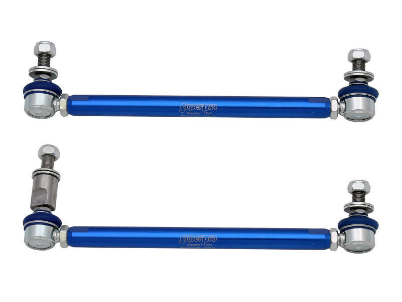 Superpro TRC4301 FITS:SuperPro 2015 Audi A3 Quattro Premium Front HD Adjustable End Link Set w/ DCC Adapter Sway Bar Endlinks