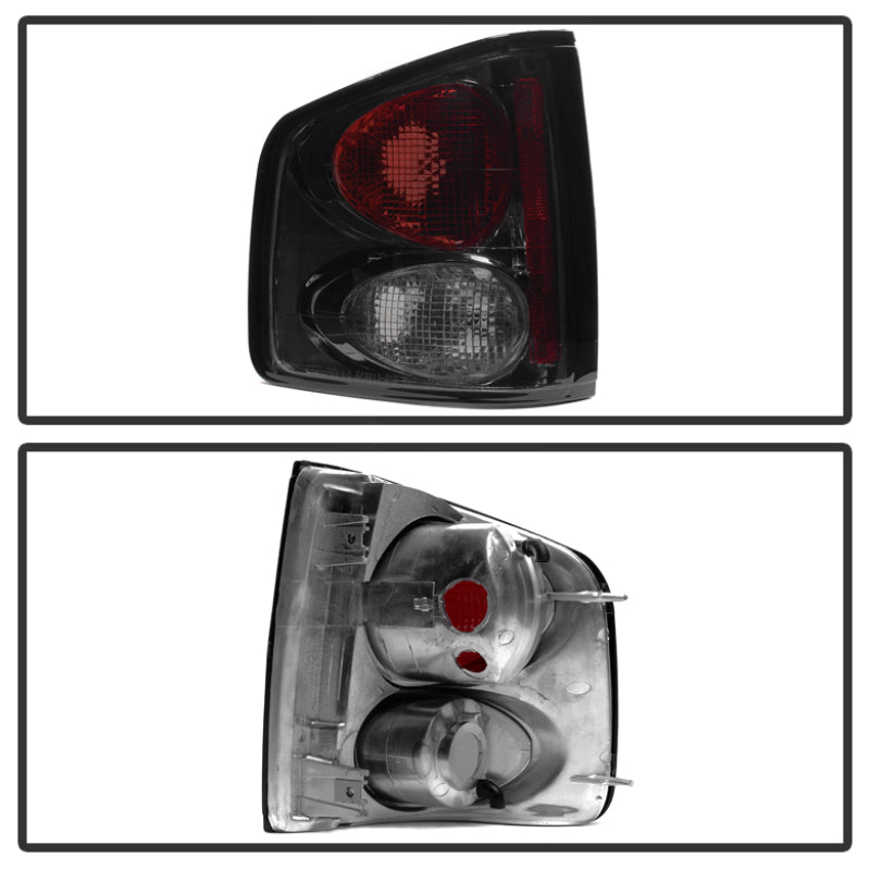 SPYDER 5001962 FITS: Chevy S10 94-04/GMC Sonoma 94-04/Isuzu Hombre 96-00 Euro Tail Lights Smke ALT-YD-CS1094-SM Tail Lights