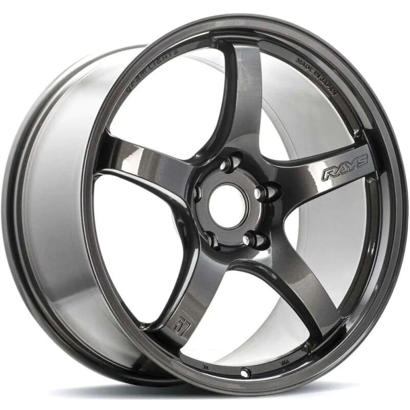 Gram Lights WGCRX38EHGP FITS: 57CR 18x9.5 +38 5x114.3 HS Gunmetallic Wheel (Min Order Qty 20) Wheels Cast