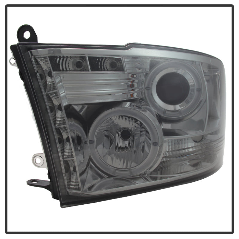 SPYDER 5010056 FITS: Dodge Ram 1500 09-14 10-14 Projector Headlights Halogen- LED Halo LED- Smke PRO-YD-DR09-HL-SM Headlights