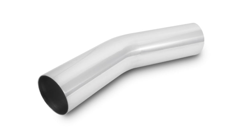 Vibrant 2811 FITS: 3in O.D. Universal Aluminum Tubing (30 degree Bend) Polished Aluminum Tubing