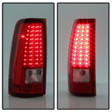 Load image into Gallery viewer, SPYDER 5008787 FITS:xTune Chevy Silverado 1500/2500/3500 03-06 LED Tail Lights Red Clear ALT-ON-CS03-LED-RC Tail Lights