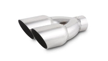 Load image into Gallery viewer, Vibrant 1333 FITS: Dual 3.5in Round SS Exhaust Tip (Single Wall Angle Cut) Tips