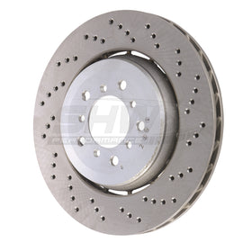 SHW Performance BFR44461 FITS:SHW 05-06 BMW M3 3.2L Right Front Cross-Drilled Lightweight Brake Rotor (34112282446) Brake Rotors Drilled