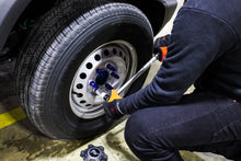 Load image into Gallery viewer, Mishimoto MMLG-15-27LNC FITS: Lug Nuts FITS: Aluminum Locking Lug Nuts M12x1.5 27pc Set Neo Chrome Lug Nuts