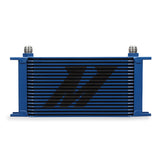 Mishimoto MMOC-19BL FITS: Oil Coolers FITS: Universal 19 Row Oil Cooler Blue Oil Coolers