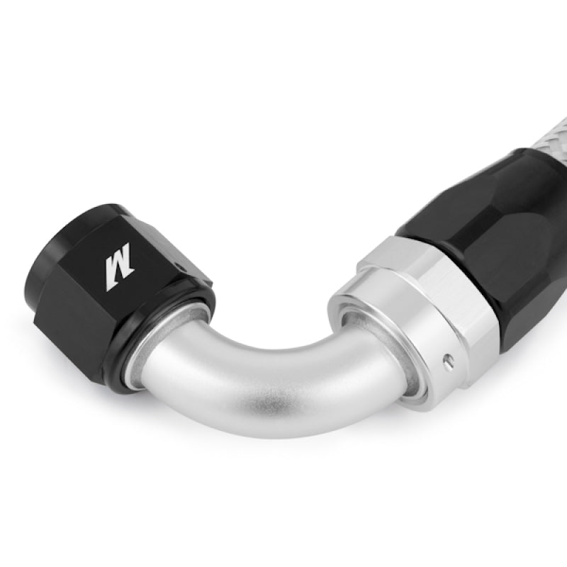 Mishimoto MMSBH-10-3 FITS: 3 Ft Stainless Steel Braided Hose w/ -10AN Fittings Oil Line Kits