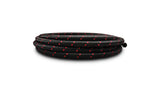 Vibrant 11990R FITS: -10 AN Two-Tone Black/Red Nylon Braided Flex Hose (5 foot roll) Hoses