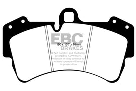 EBC DP41473R FITS: 11-15 Audi Q7 3.0 Supercharged Yellowstuff Front Brake Pads Brake Pads Performance