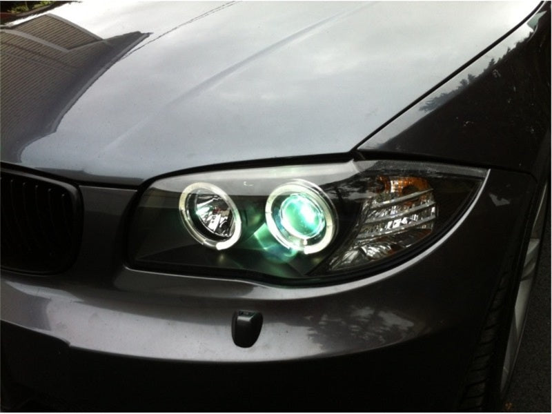 SPYDER 5008985 FITS: BMW E87 1-Series 08-11 Projector Headlights LED Halo Black High H1 Low H7 PRO-YD-BMWE87-HL-BK Headlights