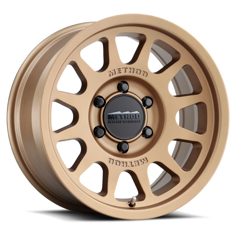 Method Wheels MR70378560900 FITS:Method MR703 17x8.5 0mm Offset 6x5.5 106.25mm CB Method Bronze Wheel Wheels Cast