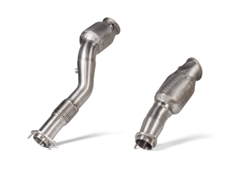 Akrapovic DP-BM/SS/8 FITS: 2021+ BMW M3 (G80)/M4 (G82) DownPipe w/Catalytic Converter (SS) Downpipes