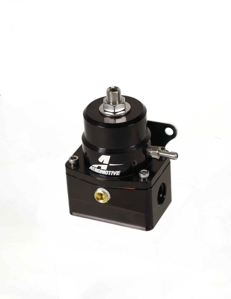 Aeromotive 13131 FITS: A1000-6 Injected Bypass Adjustable EFI Regulator (2) -6 Inlet/(1) -6 Return Black Fuel Pressure Regulators