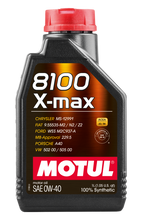 Load image into Gallery viewer, Motul 104531 FITS: 1L Synthetic Engine Oil 8100 0W40 X-MAX Porsche A40 Motor Oils