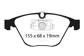 EBC DP31449C FITS: 08-10 BMW M3 4.0 (E90) Redstuff Front Brake Pads Brake Pads Performance