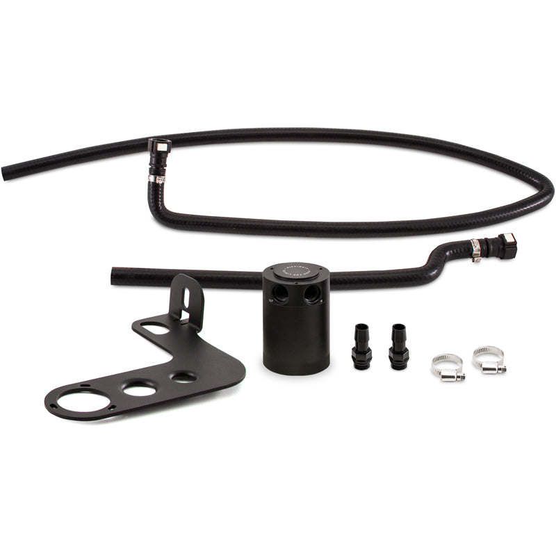 Mishimoto MMBCC-CSS-10APBE FITS: Oil Catch Cans FITS: 10-15 Chevrolet Camaro SS (Automatic) Baffled Oil Catch Can Kit Black Oil Catch Cans