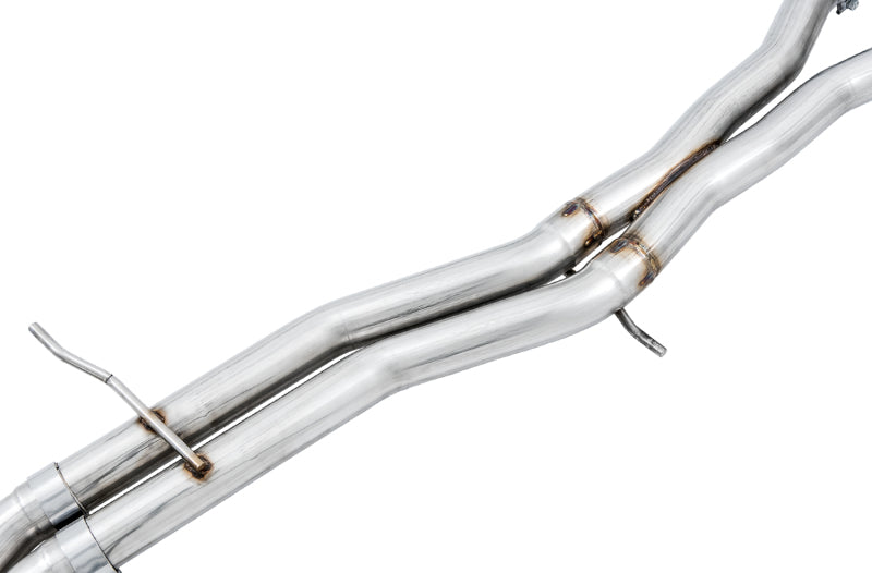 AWE Tuning 3020-43064 FITS: Audi B9 S5 Sportback Touring Edition Exhaust Non-Resonated (Black 102mm Tips) Catback