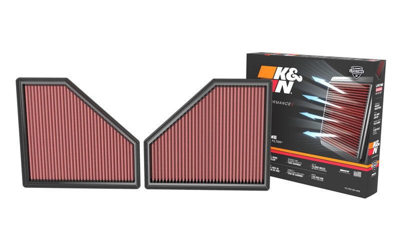 K&N Engineering 33-3171 FITS:K&N 20-22 BMW M3 L6 3.0L F/I Replacement Air Filter Air Filters Drop In