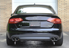 Load image into Gallery viewer, AWE Tuning 3015-42018 FITS: Audi B8 A4 Touring Edition Exhaust Quad Tip Polished Silver Tips Catback