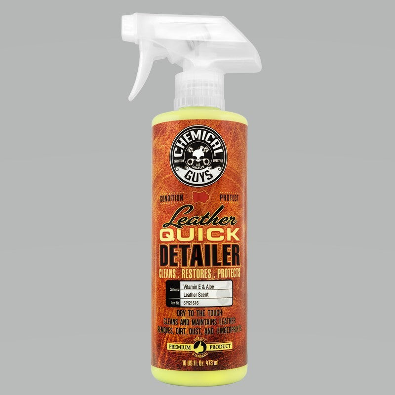 Chemical Guys SPI21616 FITS: Leather Quick Detailer Care Spray Matte Finish 16oz Surface Cleaners