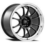 Konig HG88508436 FITS: Hypergram 18x8.5 5x108 ET43 Metallic Carbon w/ Machined Lip Wheels Cast