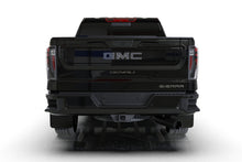 Load image into Gallery viewer, Rally Armor MF131-BLK-MBK FITS: 20-26 GMC Sierra 2500/3500 HD Denali Black Mud Flap w/Metallic Black Logo Mud Flaps
