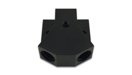 Vibrant 10894 FITS: Billet Aluminum Y-Block Fitting with 1/8in NPT Port -10AN x Dual -8AN ORB Fittings