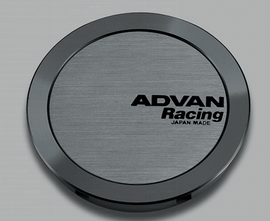 Advan V0330 FITS: 73mm Full Flat Centercap Hyper Black Wheel Center Caps
