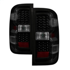 SPYDER 9036552 FITS:xTune Chevy 1500 14-16 / Silverado 2500HD/3500HD LED Tail Lights Black Smoked ALT-JH-CS14-LED-BSM Tail Lights