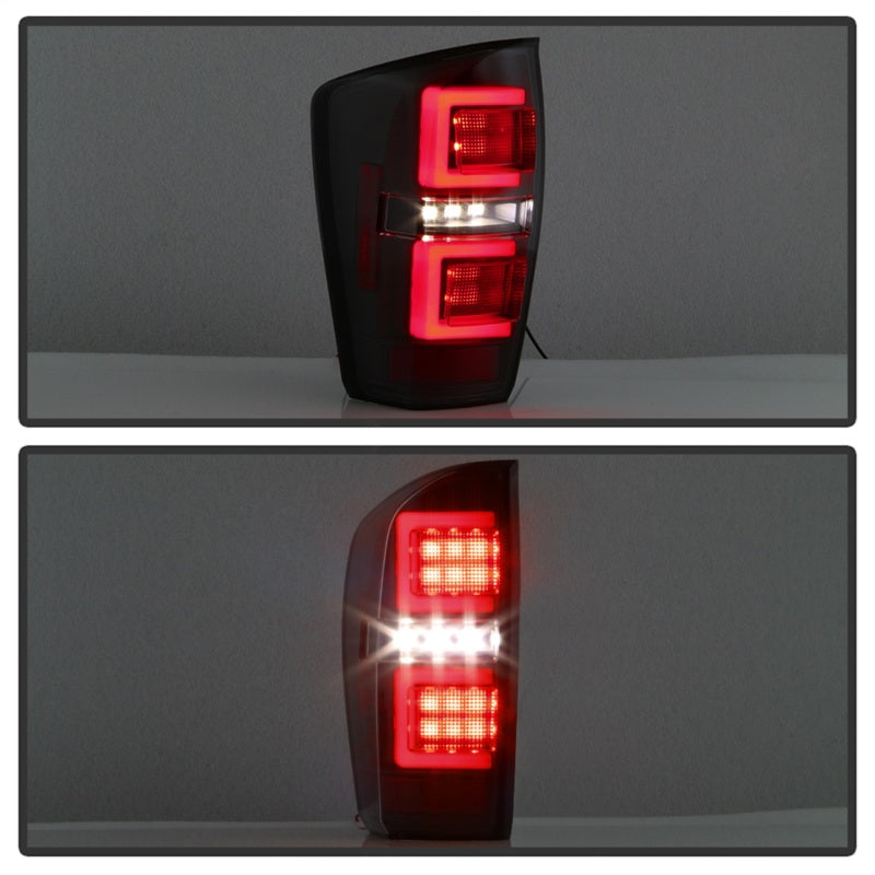 SPYDER 5085740 FITS: 16-17 Toyota Tacoma LED Tail Lights Black Smoke (ALT-YD-TT16-LED-BSM) Tail Lights