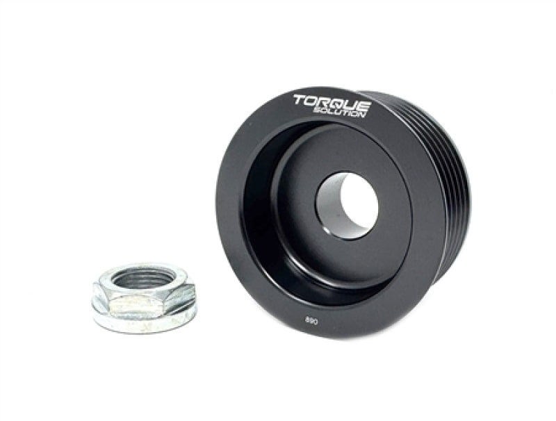 Torque Solution TS-SU-890 FITS: 2022+ Subaru BRZ / 2022+ Toyota GR86 Lightweight Alternator Pulley Pulleys Crank, Underdrive