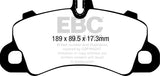 EBC DP52379NDX FITS: 2018+ Porsche Cayenne (3rd Gen) 3.0L Turbo Bluestuff Front Brake Pads Brake Pads Racing