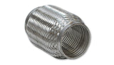 Vibrant 61006 FITS: SS Turbo FLEX Coupling with Interlock Liner 3in inlet/outlet x 6in long Flanges