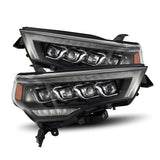 AlphaRex 880808 FITS: 14-22 Toyota 4Runner (2021 Req. Conv) NOVA LED Proj HL Blk w/Actv Light & Seq. Sig + SB DRL Headlights