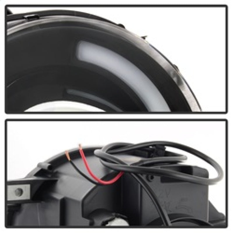 SPYDER 9039720 FITS:xTune 15-17 Jeep Renegade Light Bar DRL Projector Headlights -Black (PRO-JH-JREN-LBDRL-BK) Headlights