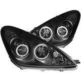 ANZO 121232 FITS: 2002-2003 Lexus Es300 Projector Headlights w/ Halo Black Headlights