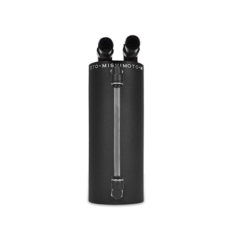 Mishimoto MMOCC-SAWBK FITS: Small Aluminum Oil Catch Can Wrinkle Black Oil Catch Cans