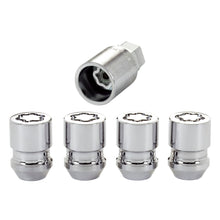 Load image into Gallery viewer, McGard 24157 FITS: Wheel Lock Nut Set 4pk. (Cone Seat) M12X1.5 / 19mm &amp; 21mm Dual Hex / 1.28in. L Chrome Lug Nuts