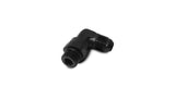 Vibrant 16960 FITS: -6AN Male Flare to Male -6AN ORB Swivel 90 Degree Adapter Fitting Anodized Black Fittings