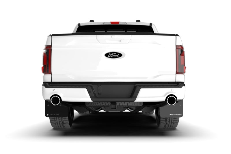 Rally Armor MF115-UR-BLK-MBK FITS: 21-25 Ford F-150 (Excl. Raptor) Black UR Mud Flap w/Metallic Black Logo Mud Flaps