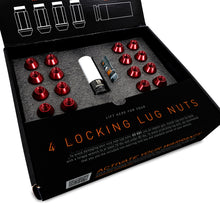 Load image into Gallery viewer, Mishimoto MMLG-125-20LNC FITS: Aluminum Locking Lug Nuts M12x1.25 20pc Set Neo Chrome Lug Nuts